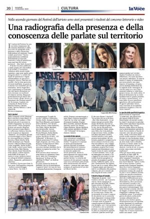 I vincitori del Concorso letterario e video 2020