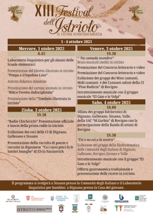 Festival dell'Istrioto 2025