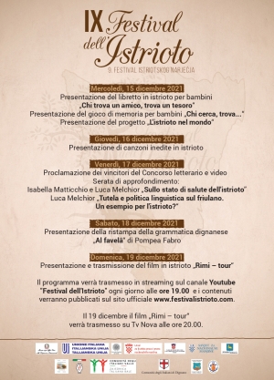 A breve la IX edizione del Festival dell'Istrioto