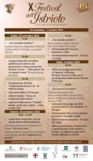 X Festival del'Istrioto – un ricco programma da scoprire